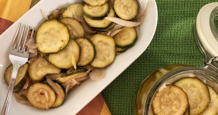 ZUCCHINE IN AGRODOLCE 2 ZUCCHINE IN AGRODOLCE